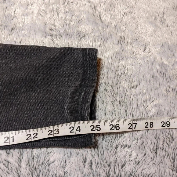 Reformation Black Gray Serena Jeans High Rise Skinny Jeans Size 25 - Picture 8 of 11